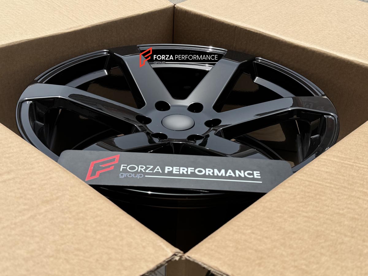 FORZA PERFORMANCE 22 INCH FORGED WHEELS RIMS for INFINITI QX80 Z62 2022 custom fit BLACK RHINO FARO
