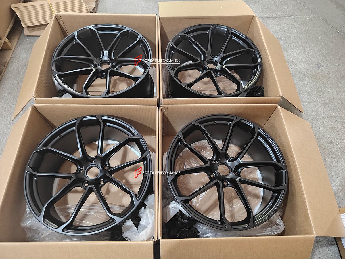 FORZA PERFORMANCE 22 INCH FORGED WHEELS RIMS for PORSCHE CAYENNE COUPE 9Y 2024 custom fit OEM CAYENNE TURBO GT 9Y3 601 025 BA 9Y3 601 025 AP
