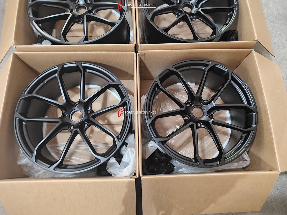 FORZA PERFORMANCE 22 INCH FORGED WHEELS RIMS for PORSCHE CAYENNE COUPE 9Y 2024 custom fit OEM CAYENNE TURBO GT 9Y3 601 025 BA 9Y3 601 025 AP