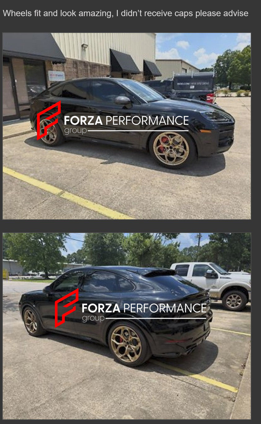 FORZA PERFORMANCE 22 INCH FORGED WHEELS RIMS for PORSCHE CAYENNE SUV 2025 custom fit P111SC