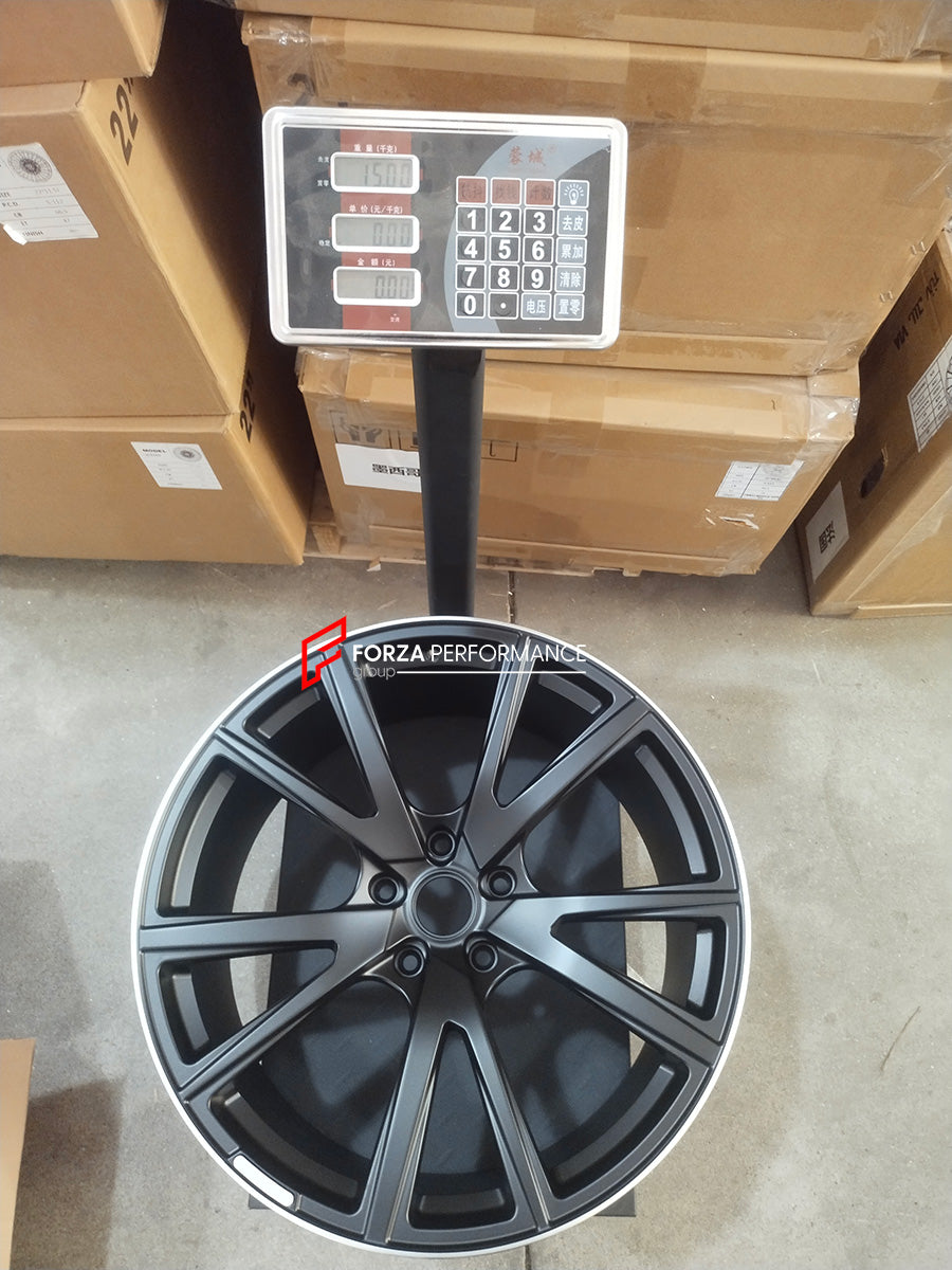 FORZA PERFORMANCE 22 INCH FORGED WHEELS RIMS for PORSCHE TAYCAN 4S 2022 custom fit MANSORY