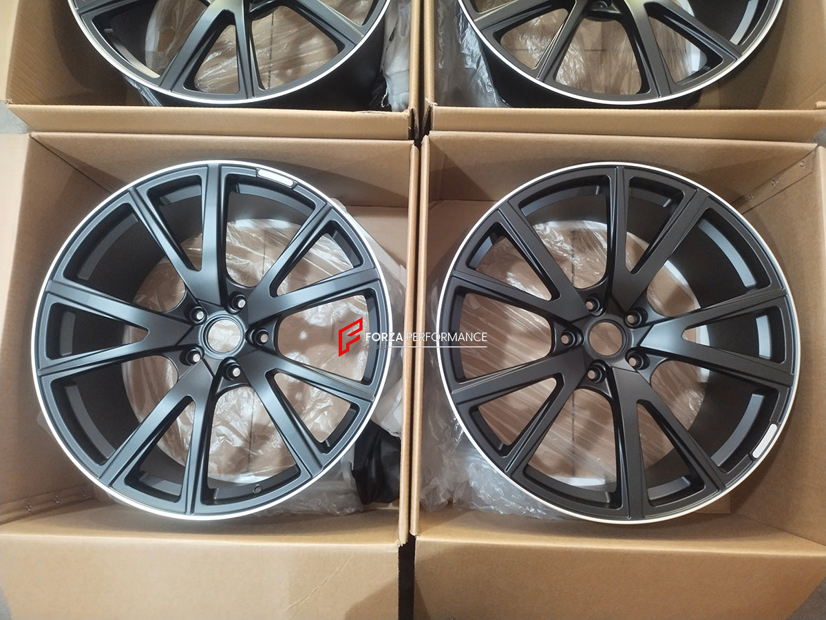 FORZA PERFORMANCE 22 INCH FORGED WHEELS RIMS for PORSCHE TAYCAN 4S 2022 custom fit MANSORY