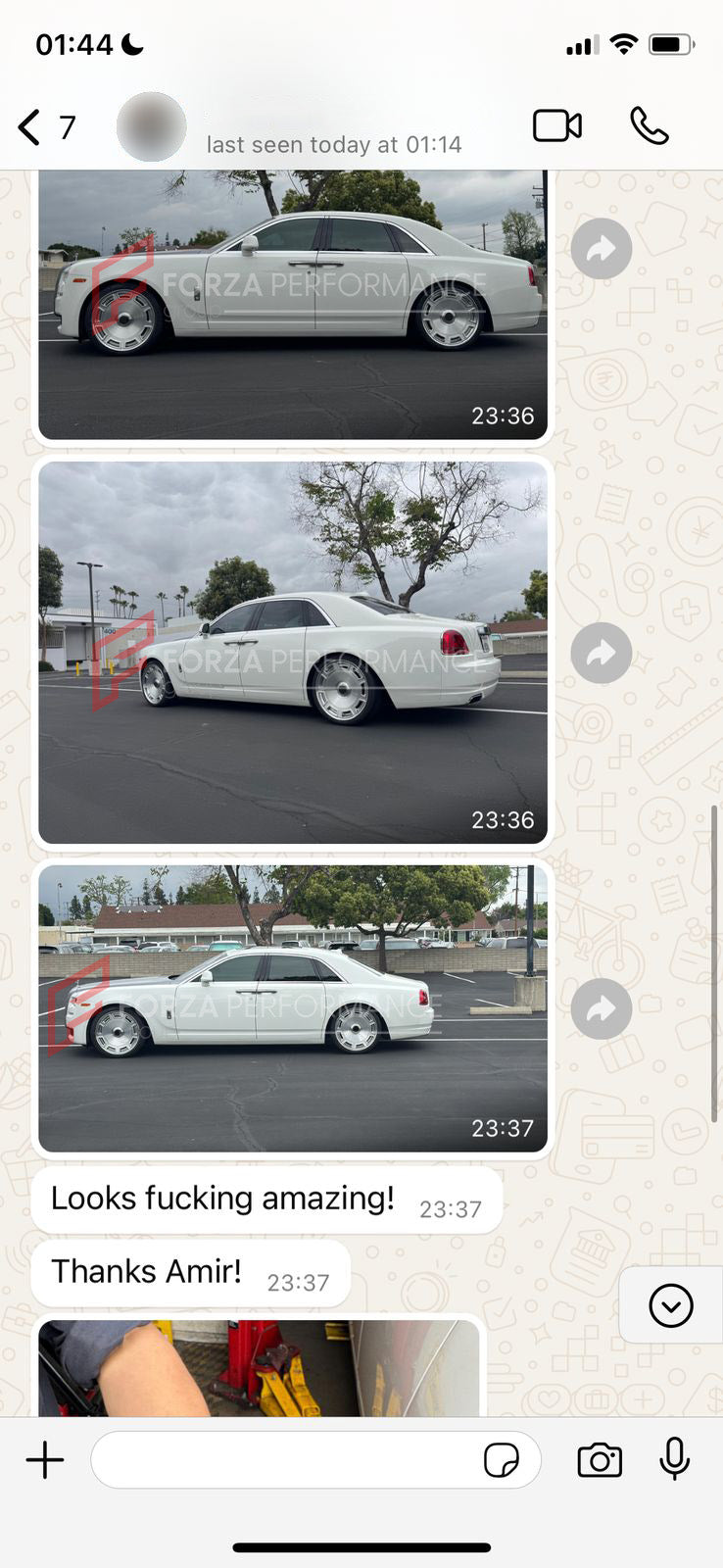 FORZA PERFORMANCE 22 INCH FORGED WHEELS RIMS for ROLLS ROYCE GHOST 2016 custom fit MV FORGED VL70