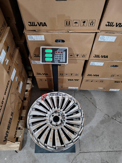 FORZA PERFORMANCE 22 INCH FORGED WHEELS RIMS for ROLLS ROYCE WRAITH custom fit AL13 LUX04
