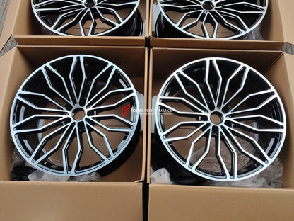 FORZA PERFORMANCE 23 INCH FORGED WHEELS RIMS for LAMBORGHINI URUS S 2024 custom fit  OEM GALANTHUS PERFORMANTE 4ML601025DJ 4ML601025DK