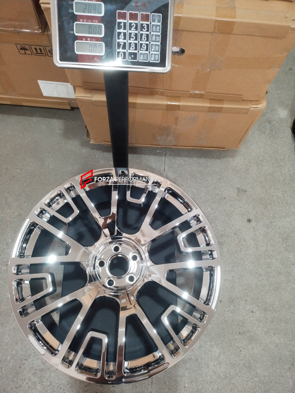 FORZA PERFORMANCE 24 INCH FORGED WHEELS RIMS for ROLLS-ROYCE SPECTRE 2024 custom fit MANSORY V.6