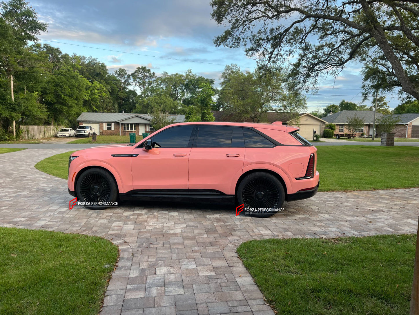 FORZA PERFORMANCE 26 INCH FORGED WHEELS RIMS for CADILLAC ESCALADE IQ 2025 custom fit FORGIATO TRIMESTRE M