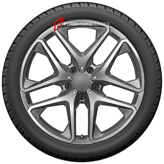 FORZA PERFORMANCE FORGED WHEELS RIMS for MERCEDES-BENZ G-CLASS G63 W465 custom fit OEM 5-twin-spoke grey genuine