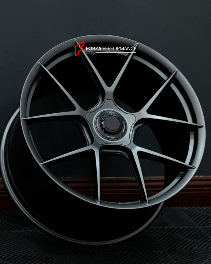 FORZA PERFORMANCE FORGED WHEELS RIMS for PORSCHE 911 991 992 CARRERA T S 4S custom fit OEM GT3RS 5LUG STYLE WHEELS