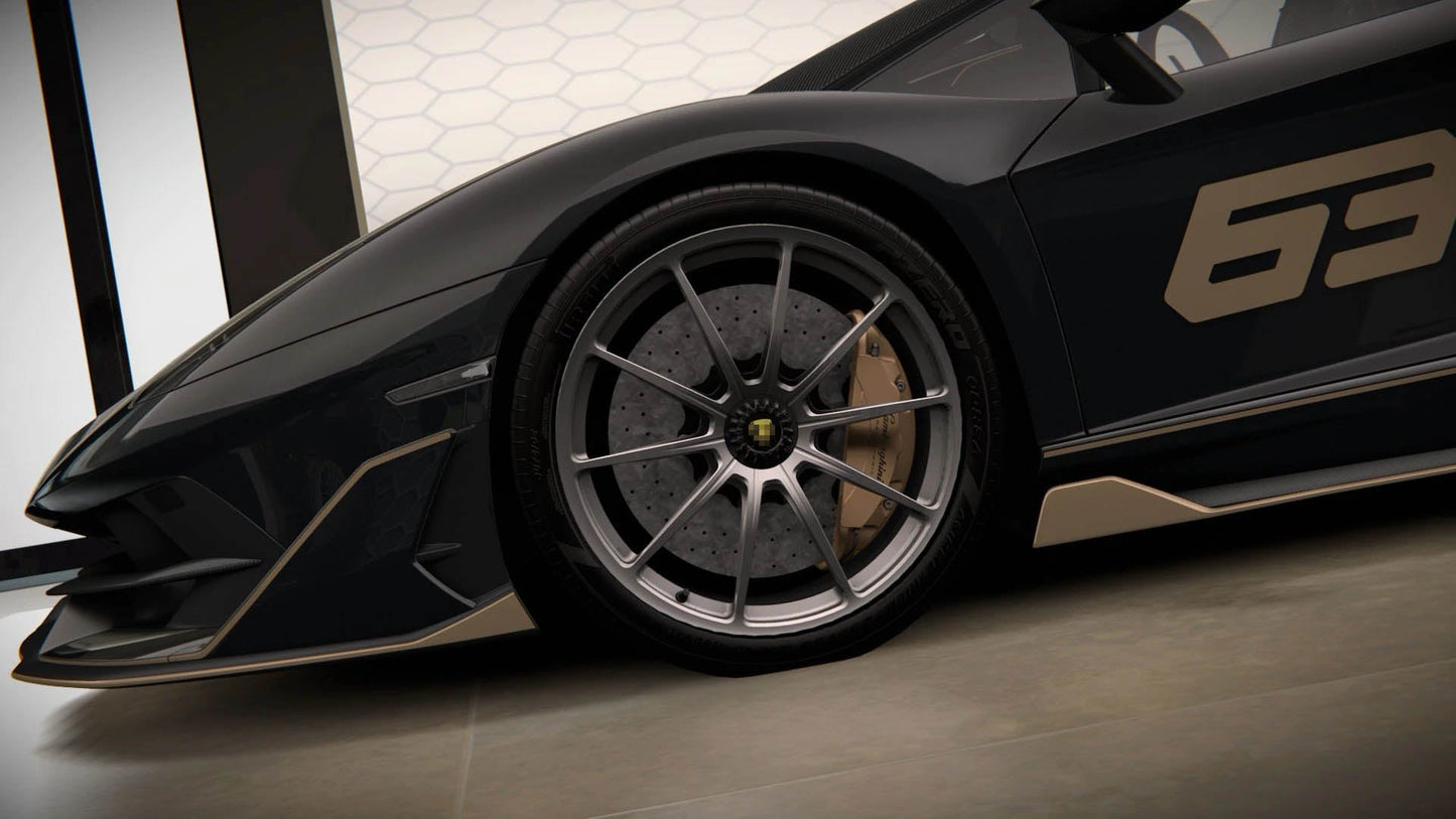 FORGED WHEELS Nireo forged matt titanium for Lamborghini Urus, Huracán, Aventador, Murciélago, Gallardo