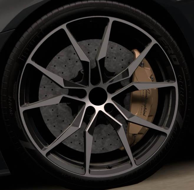 DIONE FORGED WHEELS for LAMBORGHINI URUS, HURACAN, AVENTADOR, MURCIELAGO, GALLARDO