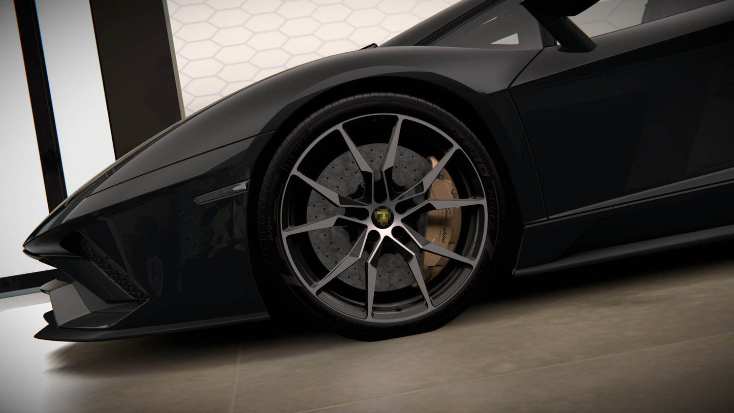 DIONE FORGED WHEELS for LAMBORGHINI URUS, HURACAN, AVENTADOR, MURCIELAGO, GALLARDO