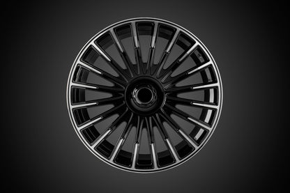 MONOBLOCK ZV We manufacture premium quality forged wheels rims for   MERCEDES BENZ GLS, GLS 63 AMG in any design, size, color.  Wheels size:  Front 24 x 10 ET 20  Rear 24 x 12 ET 44  PCD: 5 x 112  CB: 66,6  Forged wheels can be produced in any wheel specs by your inquiries and we can provide our specs