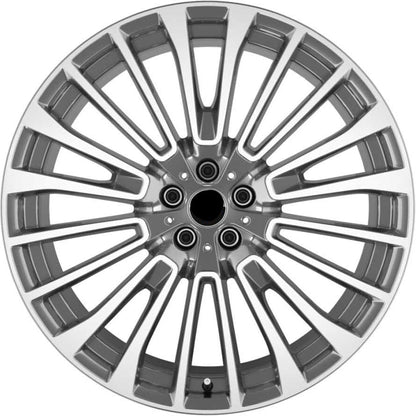 22" INCH MULTI-SPOKE BICOLOR STYLE 757 914 M OEM DESIGN FORGED WHEELS RIMS FOR BMW X7 G07 LCI xDrive40i xDrive40d M60 xDrive 2022+