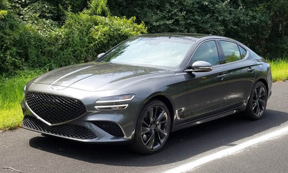 OEM GENESIS G70 We manufacture premium quality forged wheels rims for   GENESIS G70 IK FACELIFT 2020+ in any design, size, color.  Wheels size:   Front 19 x 8 ET 34  Rear 19 x 8.5 ET 46.5  PCD: 5 x 114.3  CB: 67.1  Forged wheels can be produced in any wheel specs by your inquiries and we can provide our specs