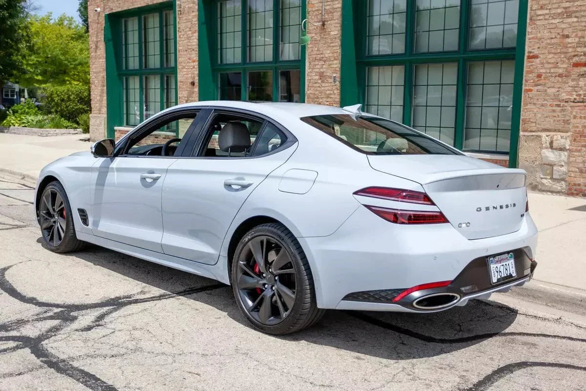 OEM GENESIS G70 We manufacture premium quality forged wheels rims for   GENESIS G70 IK FACELIFT 2020+ in any design, size, color.  Wheels size:   Front 19 x 8 ET 34  Rear 19 x 8.5 ET 46.5  PCD: 5 x 114.3  CB: 67.1  Forged wheels can be produced in any wheel specs by your inquiries and we can provide our specs