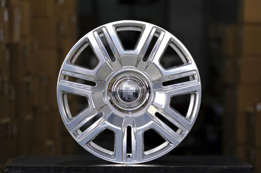 We manufacture premium quality forged wheels rims for   Rolls Royce Cullinan in any design, size, color.  Wheels size:  Front 22 x 8,5 ET 35  Rear 22 x 9,5 ET 35  PCD: 5 x 112  CB: 66,6  Forged wheels can be produced in any wheel specs by your inquiries and we can provide our specs