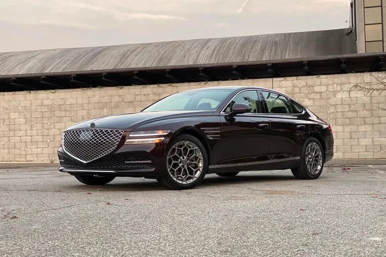 OEM GENESIS We manufacture premium quality forged wheels rims for   GENESIS G80 RG3 2020+ in any design, size, color.  Wheels size:   Front 20 x 8.5 ET 43.5  Rear 20 x 9.5 ET 56  PCD: 5 x 114.3  CB: 67.1  Forged wheels can be produced in any wheel specs by your inquiries and we can provide our specs