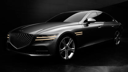 OEM GENESIS We manufacture premium quality forged wheels rims for   GENESIS G80 RG3 2020+ in any design, size, color.  Wheels size:   Front 20 x 8.5 ET 43.5  Rear 20 x 9.5 ET 56  PCD: 5 x 114.3  CB: 67.1  Forged wheels can be produced in any wheel specs by your inquiries and we can provide our specs