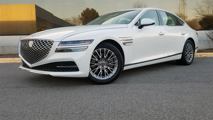 OEM GENESIS We manufacture premium quality forged wheels rims for   GENESIS G80 RG3 2020+ in any design, size, color.  Wheels size:   Front 20 x 8.5 ET 43.5  Rear 20 x 9.5 ET 56  PCD: 5 x 114.3  CB: 67.1  Forged wheels can be produced in any wheel specs by your inquiries and we can provide our specs