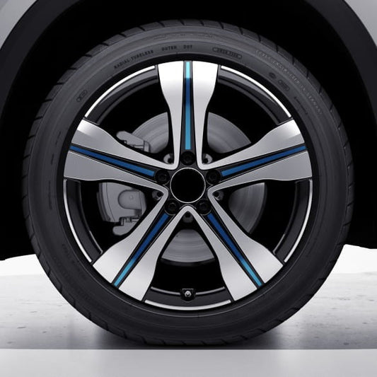We manufacture premium quality forged wheels rims for   Mercedes-benz EQA H243 2021+, EQB X243 2021+ in any design, size, color.  Wheels size:  Front 19 x 7,5 ET 53,5  Rear 19 x 7,5 ET 53,5  PCD: 5 x 112  CB: 66,6  Highlights: genuine Mercedes-Benz rims 5-spoke wheel colour: black with blue elements high-sheen Forged wheels can be produced in any wheel specs by your inquiries and we can provide our specs