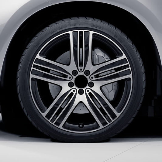 We manufacture premium quality forged wheels rims for   Mercedes-benz EQC N293 2019+ in any design, size, color.  Wheels size:  Front 20 x 7,5 ET 32  Rear 20 x 8,5 ET 30  PCD: 5 x 112  CB: 66,6  Highlights: genuine Mercedes-Benz rims 5-spoke-wheel colour: black shiny / glossy front Forged wheels can be produced in any wheel specs by your inquiries and we can provide our specs