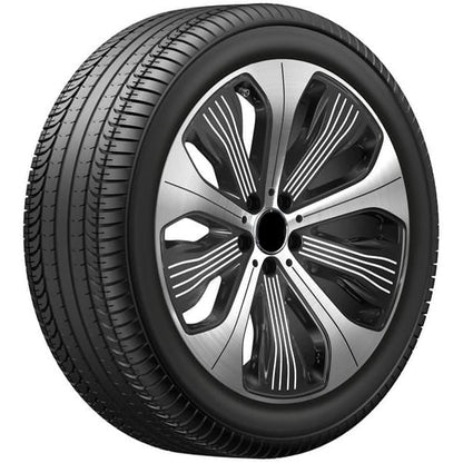 We manufacture premium quality forged wheels rims for   Mercedes-benz EQC N293 2019+ in any design, size, color.  Wheels size:  Front 20 x 7,5 ET 32  Rear 20 x 8,5 ET 30  PCD: 5 x 112  CB: 66,6  Highlights: genuine Mercedes-Benz rims 5-spoke-wheel colour: black shiny / glossy front Forged wheels can be produced in any wheel specs by your inquiries and we can provide our specs