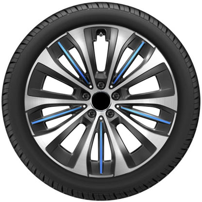 We manufacture premium quality forged wheels rims for   Mercedes-benz EQE V295 2022+ in any design, size, color.  Wheels size:  Front 20 x 9 ET 50  Rear 20 x 10 ET 66  PCD: 5 x 112  CB: 66,6  Highlights: Genuine Mercedes-Benz Black blue Multi-spokes Forged wheels can be produced in any wheel specs by your inquiries and we can provide our specs