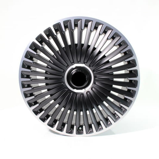 We manufacture premium quality forged wheels rims for   Mercedes-benz EQS V297 2022+ in any design, size, color.  Wheels size:  Front 22 x 10 ET 47  Rear 22 x 10 ET 47  PCD: 5 x 112  CB: 66,6  Highlights: genuine Mercedes-AMG rims multi-spoke wheel colour: matt black high-sheen Forged wheels can be produced in any wheel specs by your inquiries and we can provide our specs