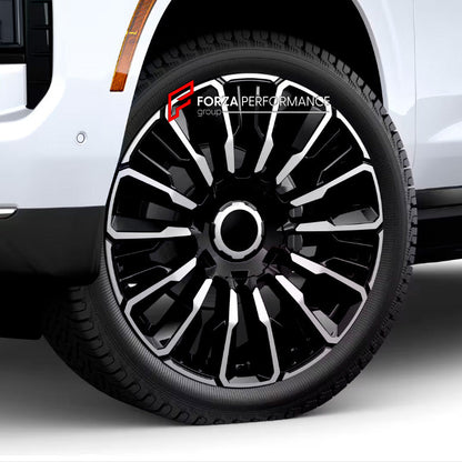 TRUCK FORGED WHEELS for CHEVROLET TAHOE SUBURBAN SUV V (GMT1YC) FACELIFT 2025+ custom fit OEM CHEVROLET TAHOE 2025