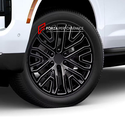 TRUCK FORGED WHEELS for CHEVROLET TAHOE SUBURBAN SUV V (GMT1YC) FACELIFT 2025+ custom fit OEM CHEVROLET TAHOE 2025
